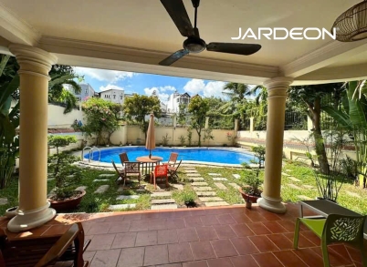 05 Bedrooms house villa in compound with big garden & pool for rent-An Khanh-Ho Chi Minh