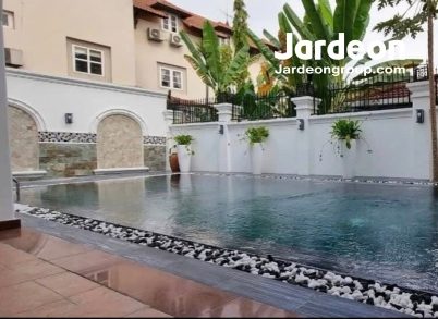 04 Bedrooms modern house villa in compound with big garden & pool for rent-An Khanh-Ho Chi Minh