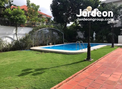 03 Bedrooms house villa with big garden & pool for rent in Compound -An Khanh-Ho Chi Minh